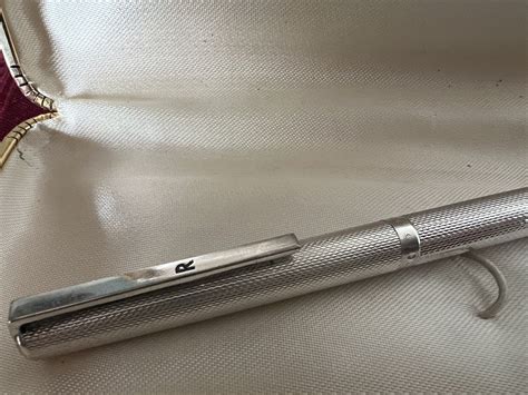 Penna Sfera Vintage GUCCI Argento 925 Massiccio 